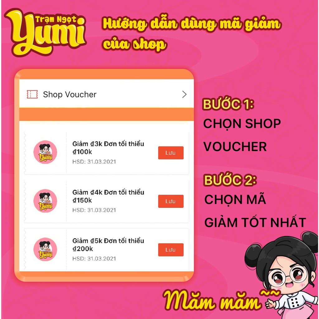 Ô mai Mơ 3 vị Yumi đồ ăn vặt xí muội chua mặn ngọt thơm ngon