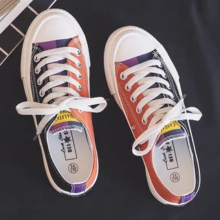 Giày Nữ - Giày sneaker nữ Cổ thấp ra nắng đổi Sắc màu