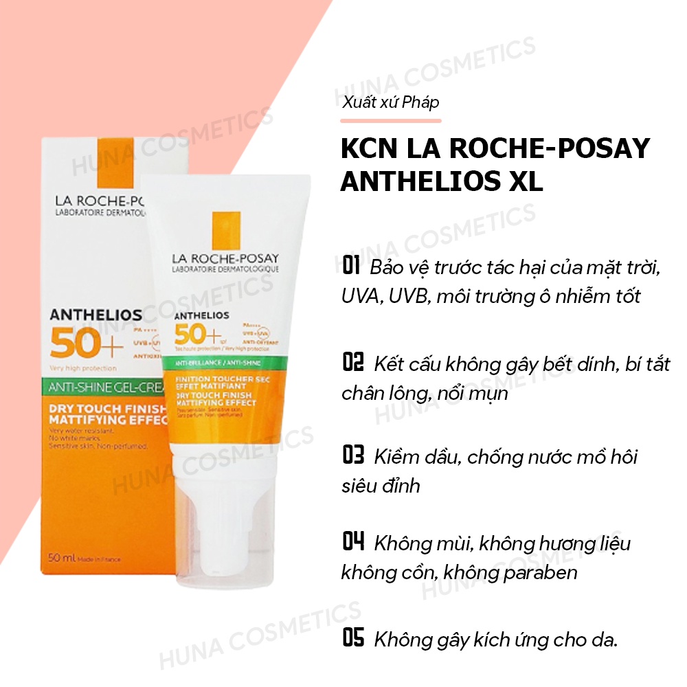 ( AUTH- PHÁP) Kem Chống Nắng La Roche-Posay Anthelios XL SPF50+ 50ml