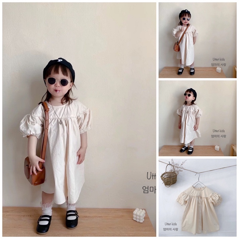 VÁY PHONG CÁCH HÀN QUỐC 251 DÀNH CHO BÉ GÁI HƠN 1 TUỔI ĐẾN 5 TUỔI