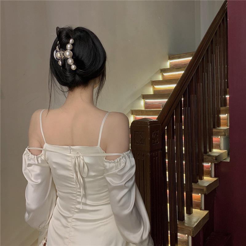 CHANEL Đầm Ren Hoa Trễ Vai Sang Trọng Cho Nữ | BigBuy360 - bigbuy360.vn