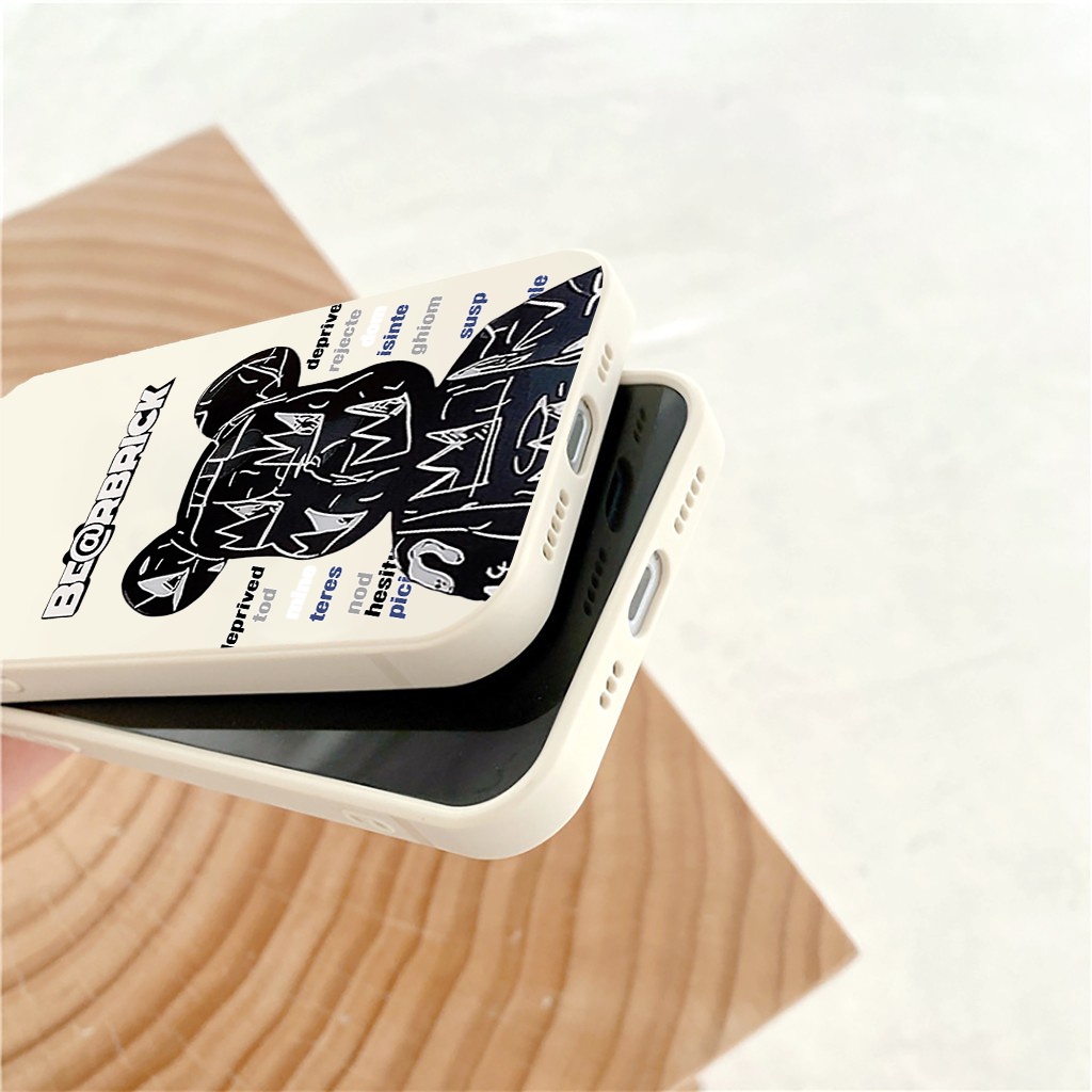 Ốp iphone cạnh vuông B/rick cho iphone 11promax/11/12promax/12/x/xr/xsmax/6/6p/7/7p/13promax/13/13pro/11pro/12pro-e136