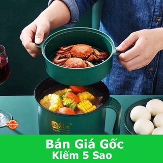 Nồi Lẩu Mini,Nồi Đa Năng Nấu Cơm Có Tay Cầm 1,8cm - 2 Nấc Nhiệt Kèm Giá Hấp 💖 IMP Mart