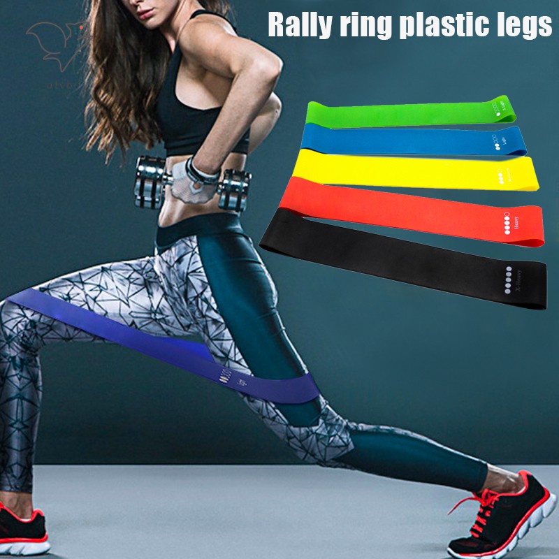 HYP Exercise Bands Latex Resistance Elastic Band Assist Bands Fitness 4pcs Resistance Band @VN
