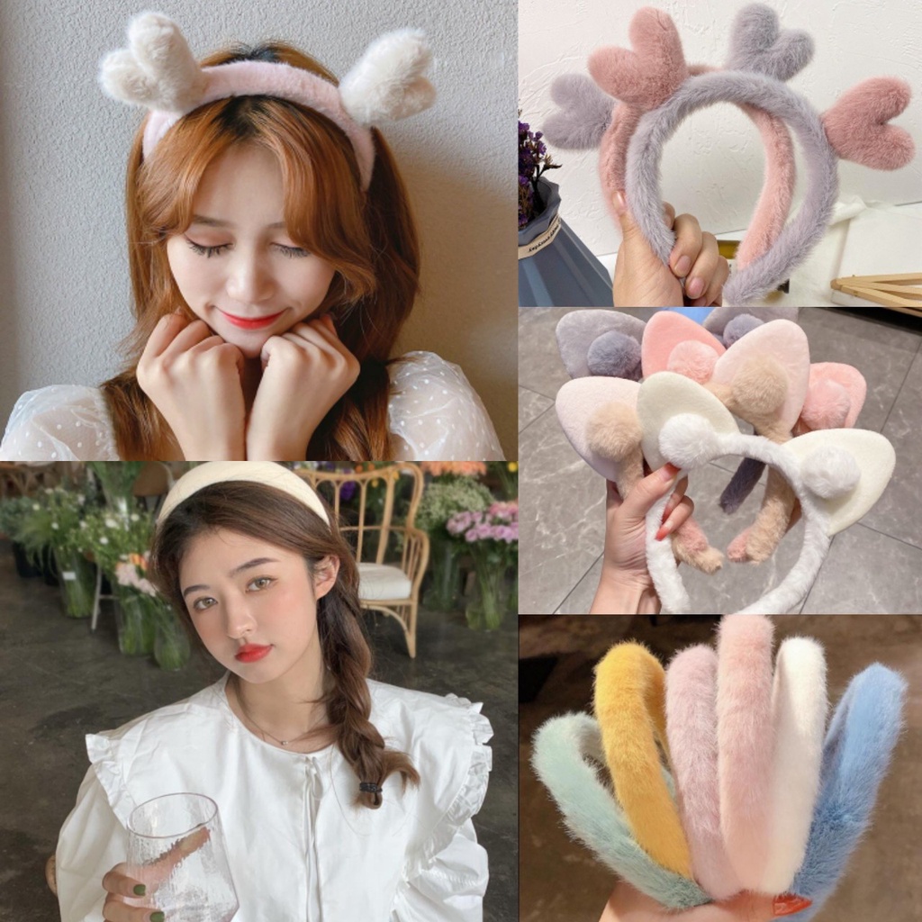 Bờm Tóc LÔNG Băng Đô Tóc NOVSET NHIỀU MẪU Xinh Xắn Cho Nàng