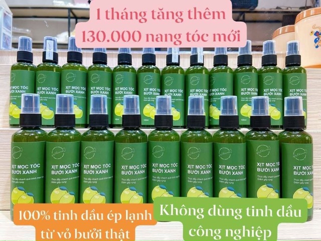 Xịt tinh dầu Bưởi xanh 100ml giúp kích thích mọc tóc