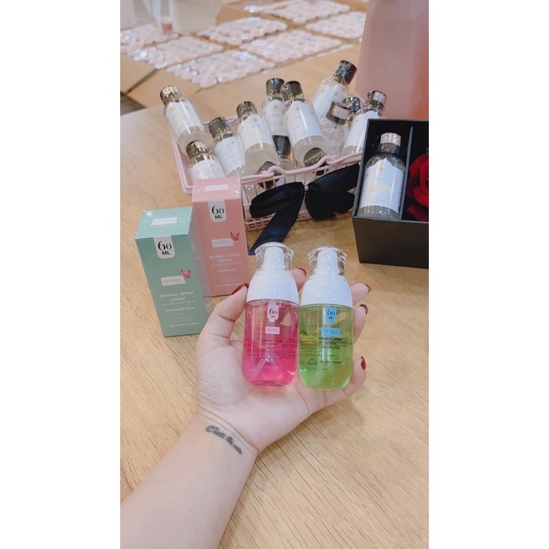 Xịt khoáng khử mùi vùng kính Minaral Spray Lovely ONAYA - Mỹ phẩm Qlady