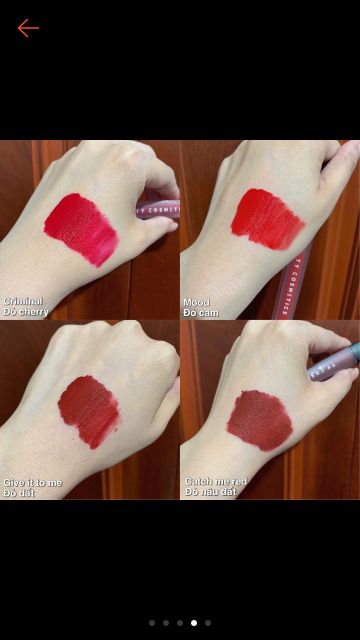 Son Kem Lì Lâu Trôi Ty Cosmetics Matte Lip Cream