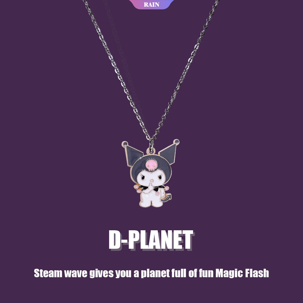 Vòng cổ Họa Tiết Hoạt Hình Sanrio Kuromi Melody Cinnamoroll Dành Cho Cặp Đôi