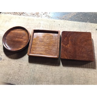 Khay gỗ hương lót cốc