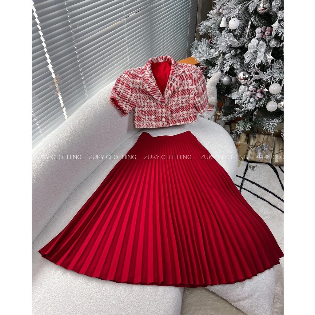 ZUKY ÁO TWEED TAY NGẮN NHIỀU MÀU | BigBuy360 - bigbuy360.vn