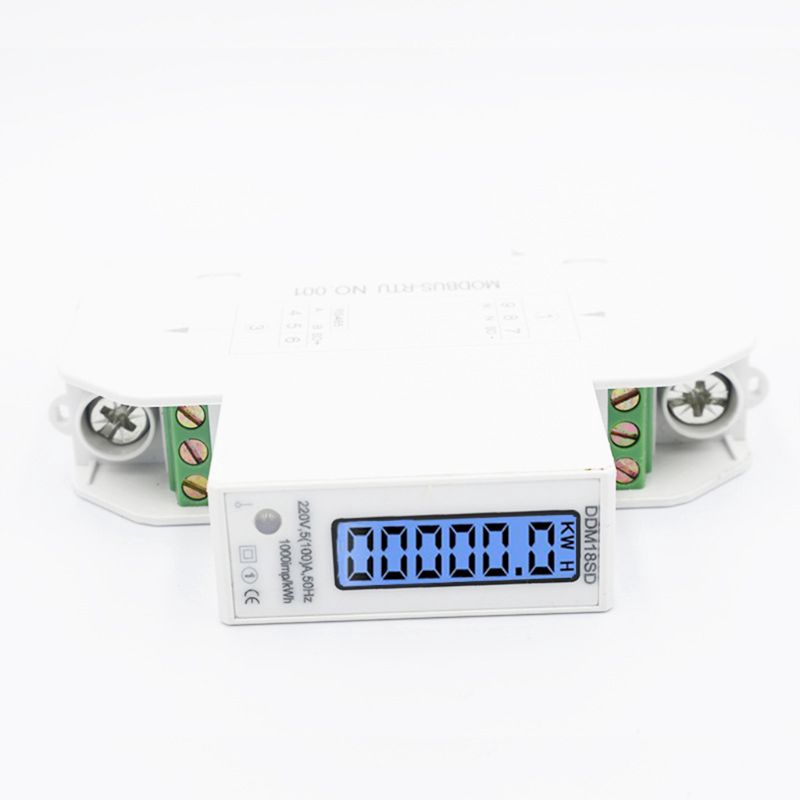 Đồng hồ đo năng lượng dòng điện 1 pha 5(100A) RS485 Modbus-RTU