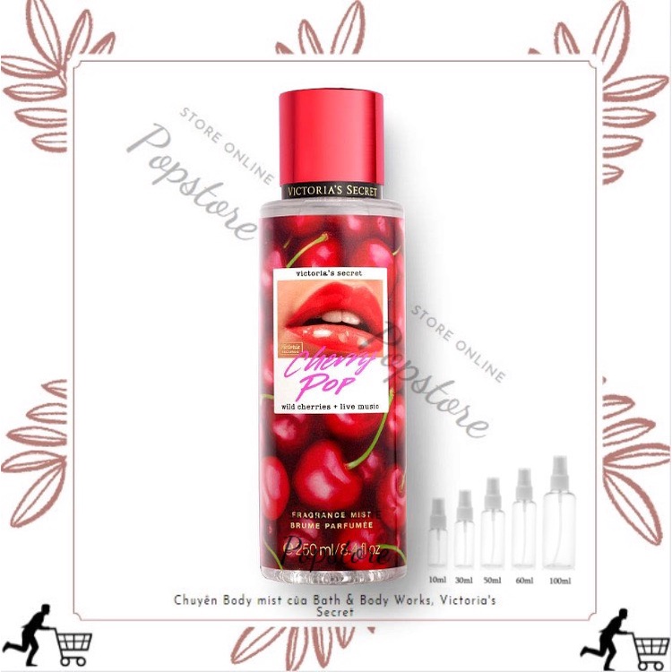 Xịt Dưỡng Thể Body Mist 𝗩𝗜𝗖𝗧𝗢𝗥𝗜𝗔'𝗦 𝗦𝗘𝗖𝗥𝗘𝗧 - CHERRY POP