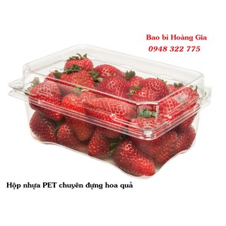 50 Hộp nhựa đựng Dâu - Nho 500gr