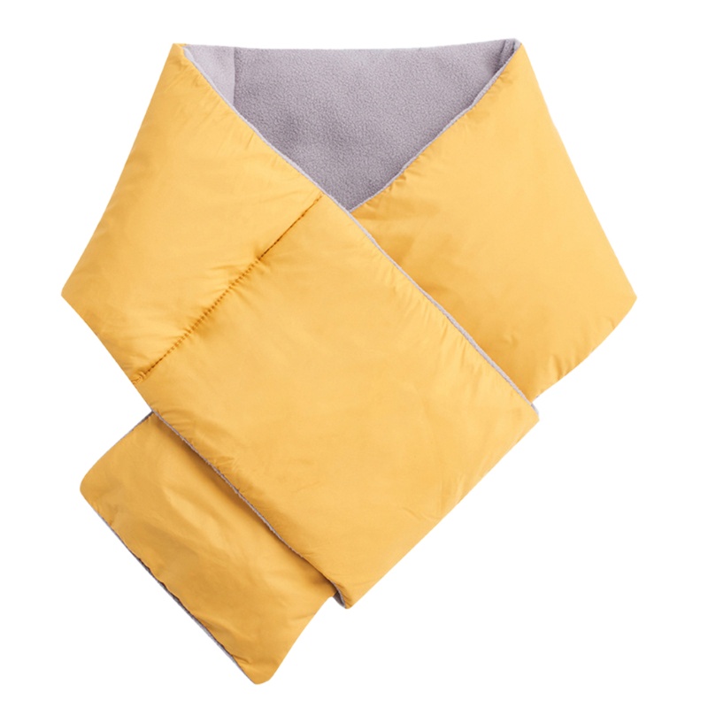 QQ Khăn Choàng Cổ Bằng Cotton Màu Trơn Chống Gió Giữ Ấm Mùa Đông Cho Nữ