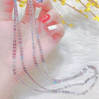 Dây chuyền bạc dài 60cm H35