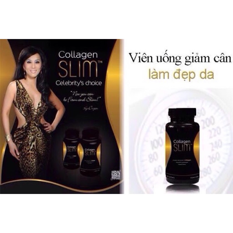 Viên uống giảm cân an toàn, không tác dụng phụ Collagen Slim từ Mỹ