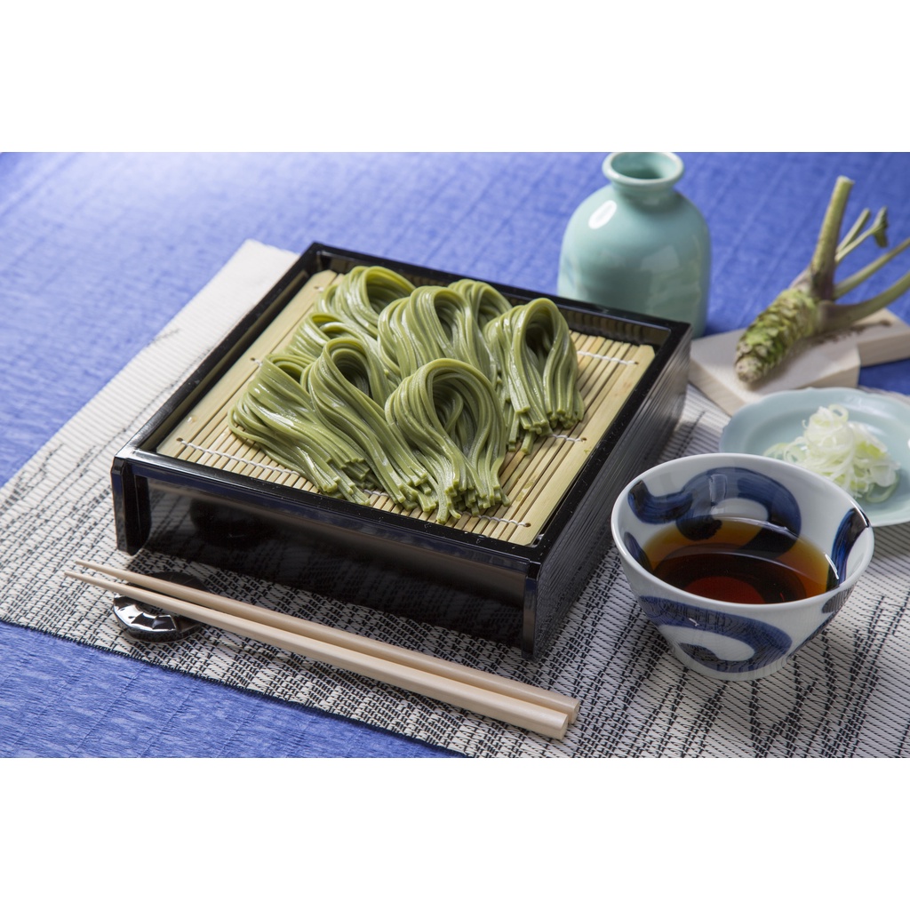 Mì Soba Kiều Mạch Trà Xanh OGAWA SEIMEN Dai Mịn Chay Mặn Đều Dùng Được DASHI LAB 200g