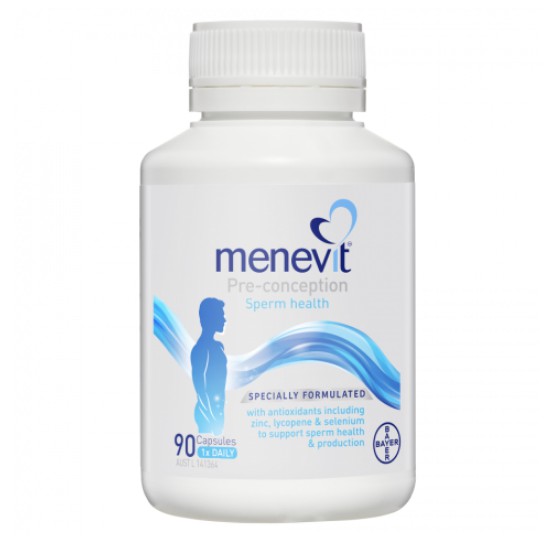 [Mã FMCG100K - 10% đơn 500K] Viên Uống Menevit Úc Nâng Cao Chất Lượng Tinh Trùng | BigBuy360 - bigbuy360.vn