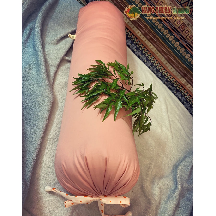 Gối Ôm Đinh Lăng Cho Bé Hằng Thuận Tây Nguyên (chu vi 60cm, dài 80cm, vải tencel)