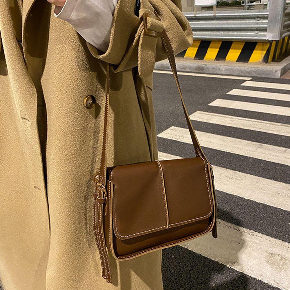 Balo Da PU Màu Trơn Cỡ Lớn Thời Trang Cho Nữ