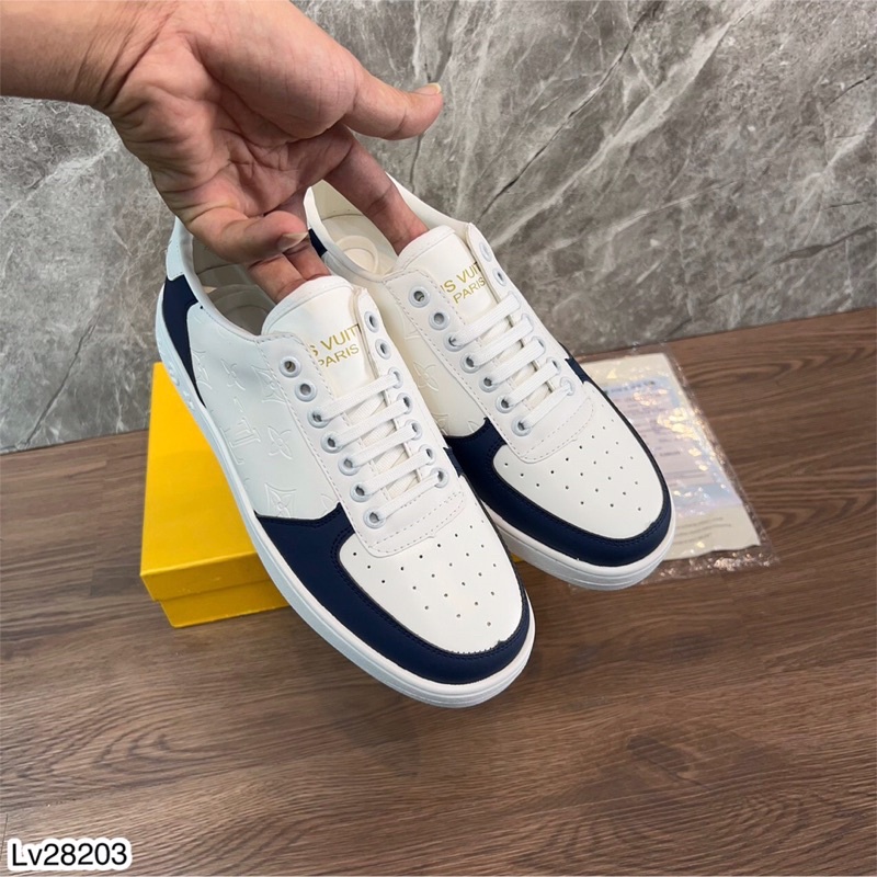 Giày Sneaker LV Nam Hoạ Tiết Siêu Đẹp - Giày Nam LV Phối Màu Cao Cấp