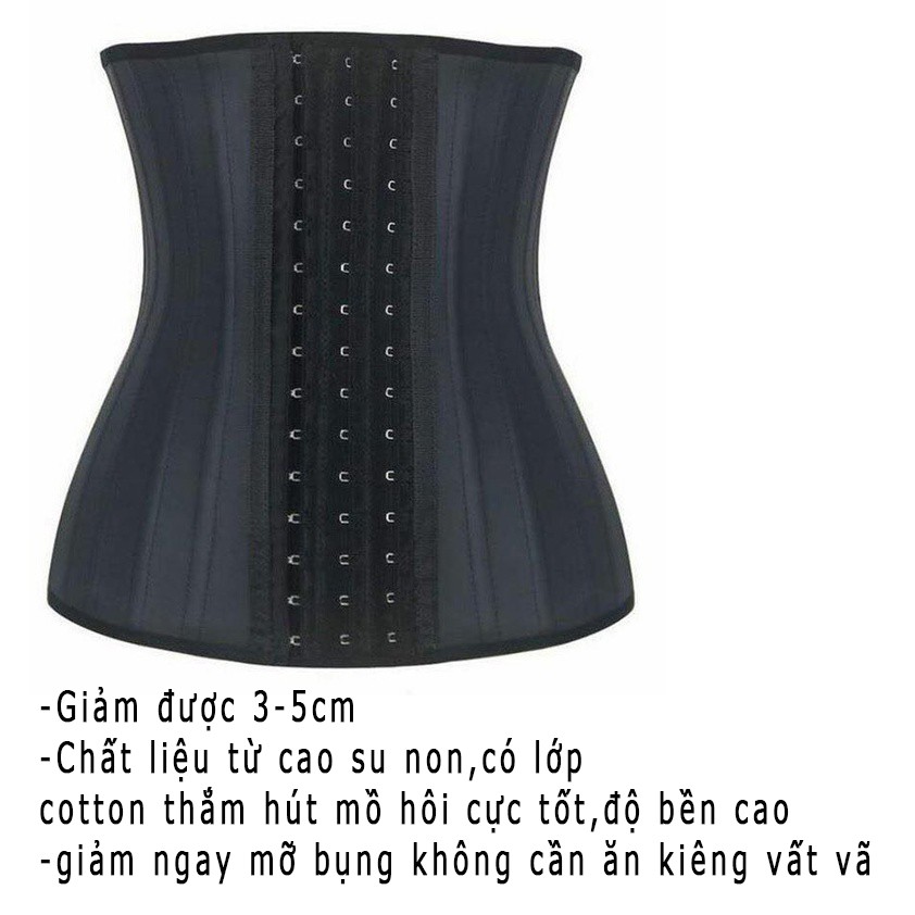 Đai Nịt Bụng Latex 25 Xương Nhập Khẩu Hi Lạp - Gen nịt bụng cao cấp chất lượng tốt