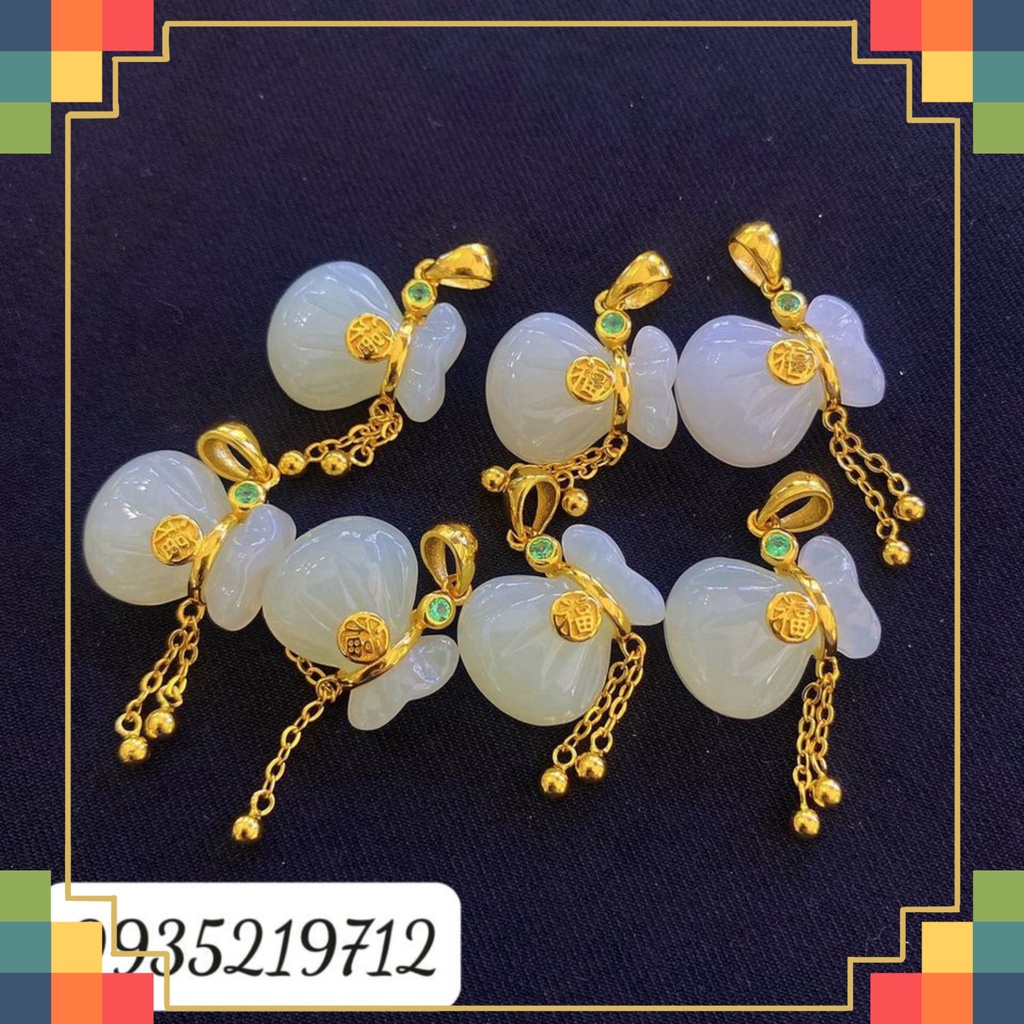 mẫu sale MẶT TÚI TIỀN màu trắng phối phụ kiện bạc 925 mạ vàng không gỉ không oxi hóa , đẹp xuất sắc mang lại nhiều ý ng