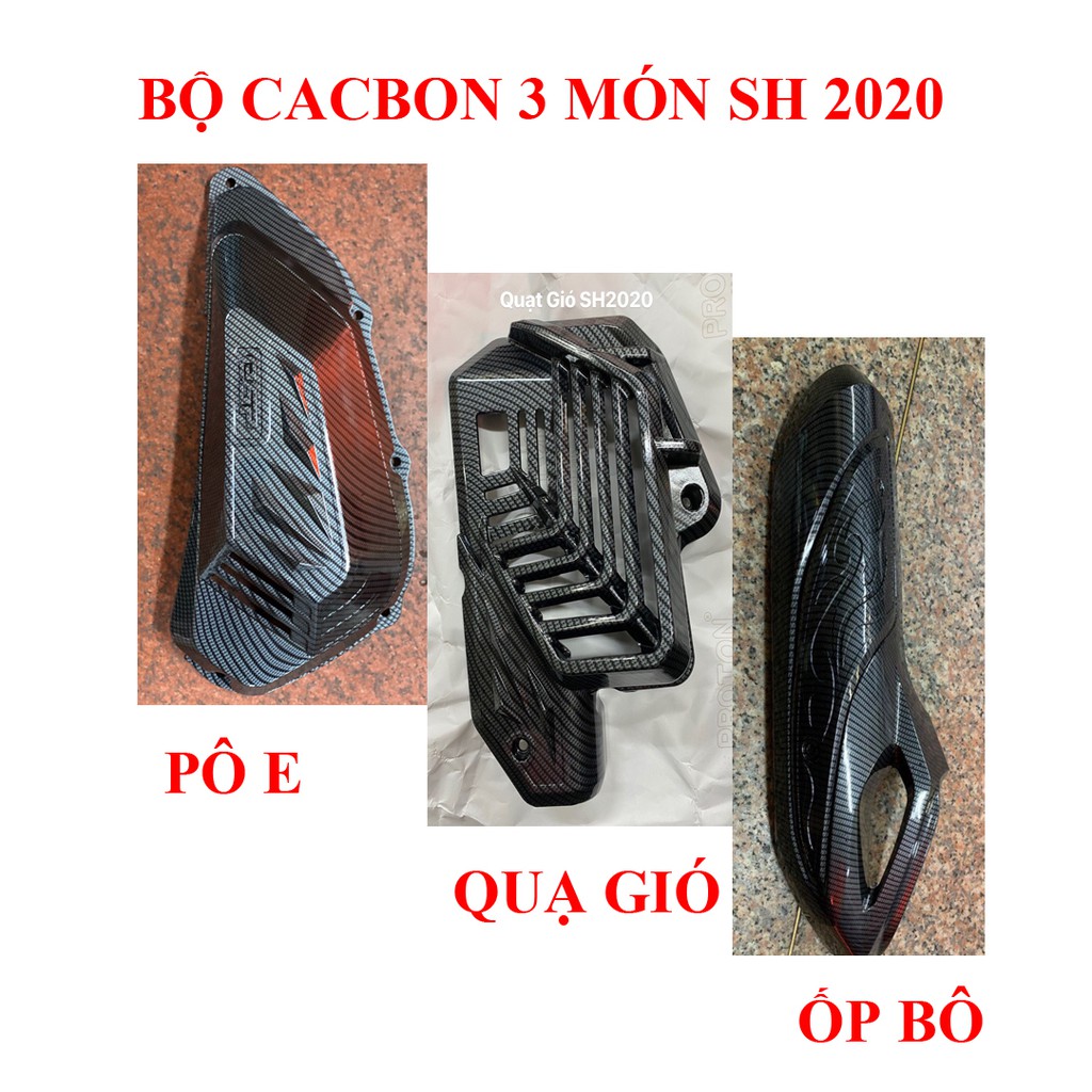 BỘ CARBON SH 2020 ( MỚI NHẤT 3 MÓN)  ( chi tiết liệt kê bên dưới)