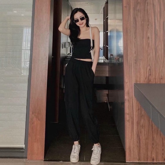 Quần Đũi Nữ Bomber Cạp Chun, Quần Đũi Bom Nữ Bo Gấu  Chất Mềm Mát Đẹp