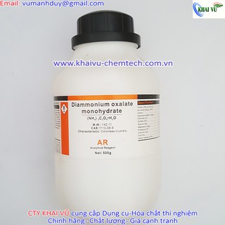 Ammonium Oxalate (NH4)2C2O4 thí nghiệm Xilong tinh khiết chai 500g