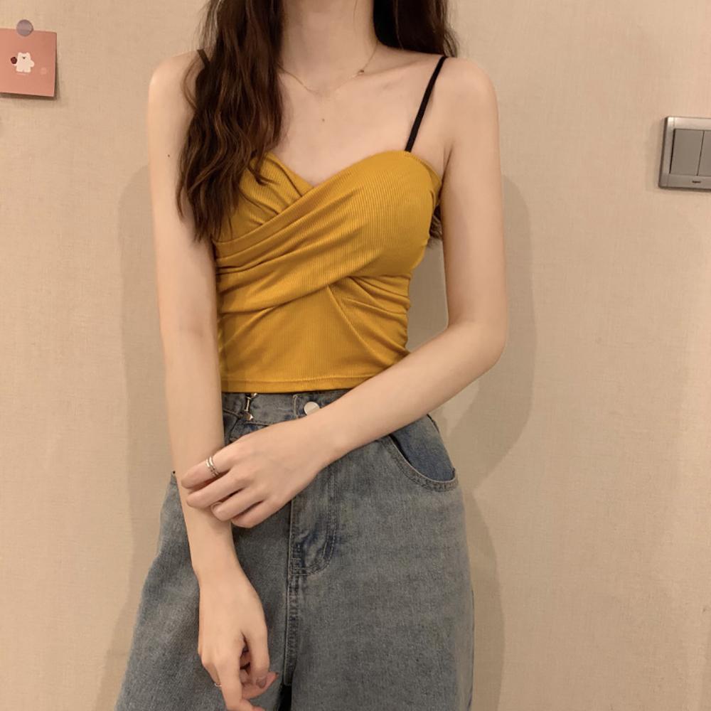 OCEANMAP Áo Tank Top Màu Sắc Thanh Lịch Cho Phái Nữ