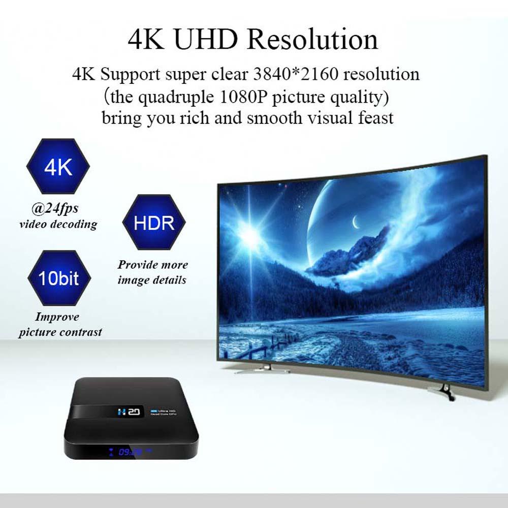 Đầu Thu Đa Phương Tiện Thông Minh 2.4G 1GB+8GB H20 TV