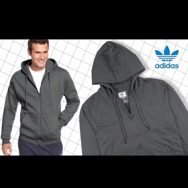 Áo khoác nỉ adidas