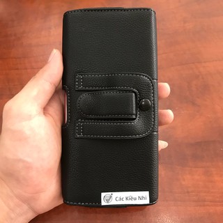 [Mã ELHA9 giảm 15% đơn 50K] Bao da điện thoại đeo thắt lưng 5.5inch