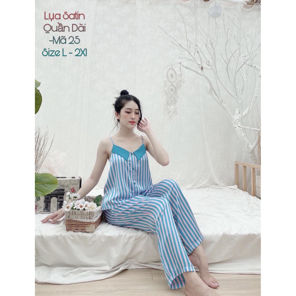 HOT - HOT - HOT - HÀNG MỚI VỀ PIJAMA LỤA SATIN CAO CẤP DÀI 2 DÂY ĐƯỢC ƯA CHUỘNG NHẤT 2020 | BigBuy360 - bigbuy360.vn