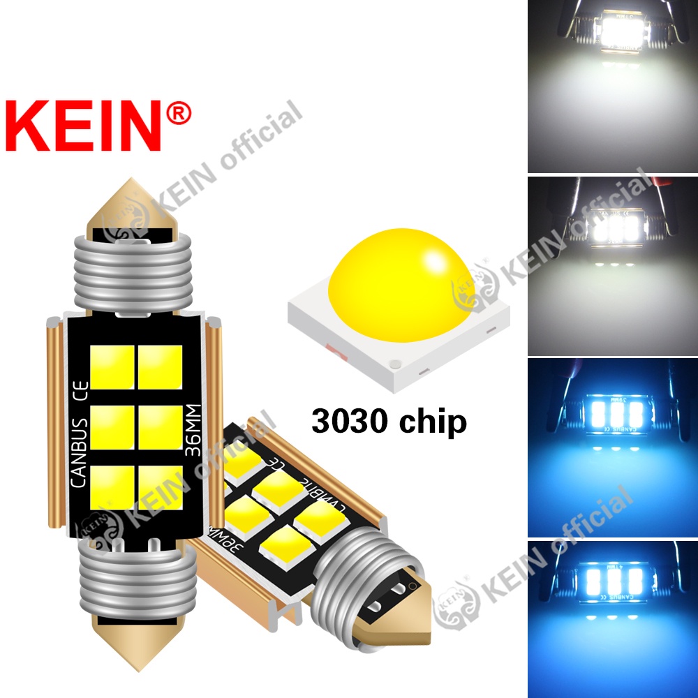 Đèn LED gắn bên trong xe hơi 31MM 36MM 39MM 41MM C5W C3W C10W Festoon 3030