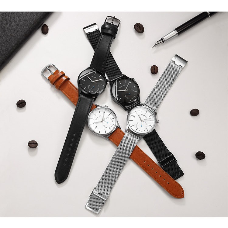 Đồng Hồ Thạch Anh CRRJU 2129 Phối Dây Da Thời Trang Thể Thao Cho Nam | BigBuy360 - bigbuy360.vn