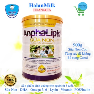 Sữa bột Anphalipid Sữa Non Halan Milk 900gr - Tăng sức đề kháng