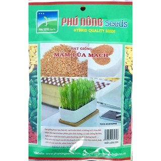 Hạt giống Mầm lúa mạch Phu Nong Seeds (Barley Grass) - gói 100g