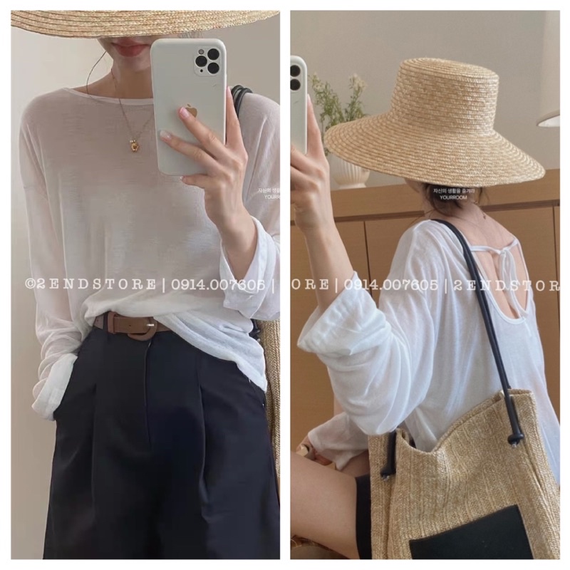 2END Áo thun cotton giấy