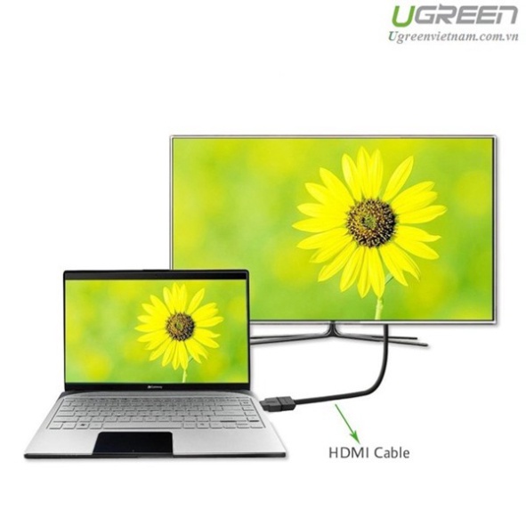 Đầu chuyển đổi Micro HDMI to HDMI chính hãng Ugreen 20106  - Phân Phối Chính Hãng