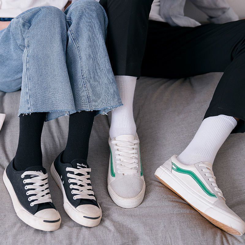 Tất nam nữ cổ cao thể thao nam nữ , tất cổ nhún phong cách hàn quốc nhiều màu, vớ nike hàng dệt kim VNXK