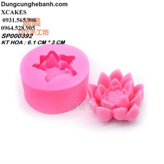 Khuôn Silicon Hoa Sen Nở Trung