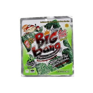 Combo 6 gói/12 gói lớn Snack rong biển Tao Kae Noi Big Bang vị truyền thống 6g