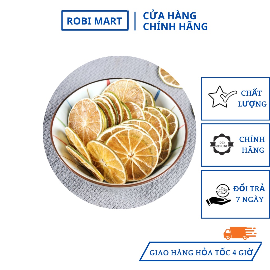 Cam xoàn thái lát sấy lạnh Robi Mart 250g - Hàng loại 1 lát đẹp chính hãng