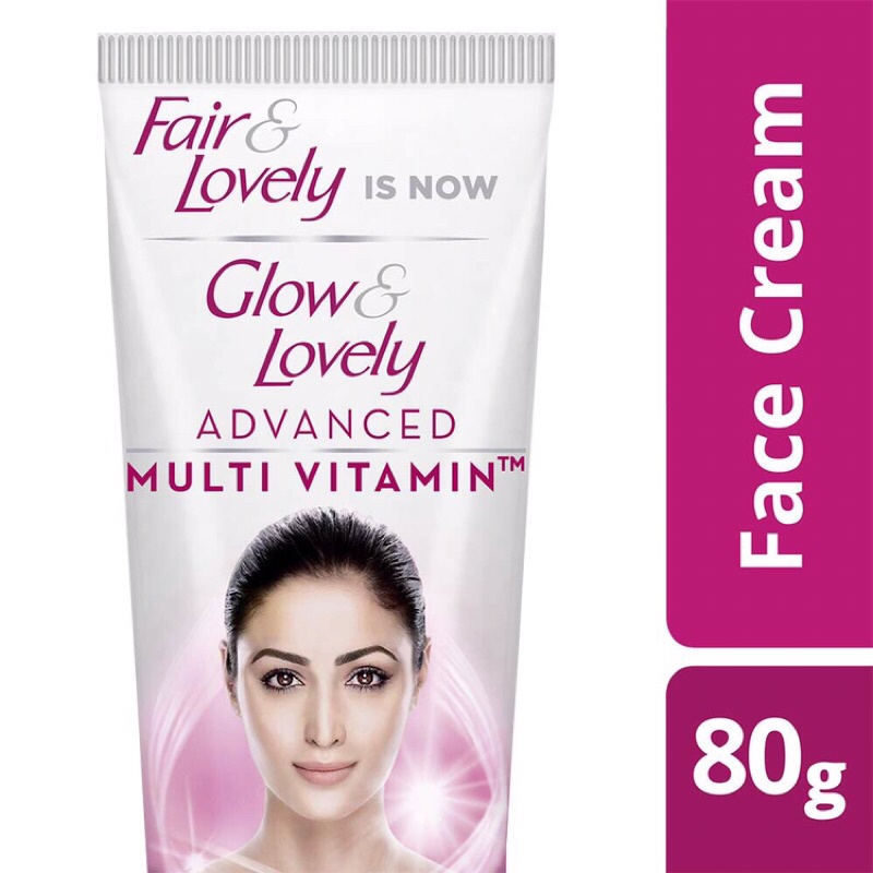 Fair & Lovely Is Now Glow & Lovely Advanced Multi Vitamin Face Cream, Original Formula, 80g