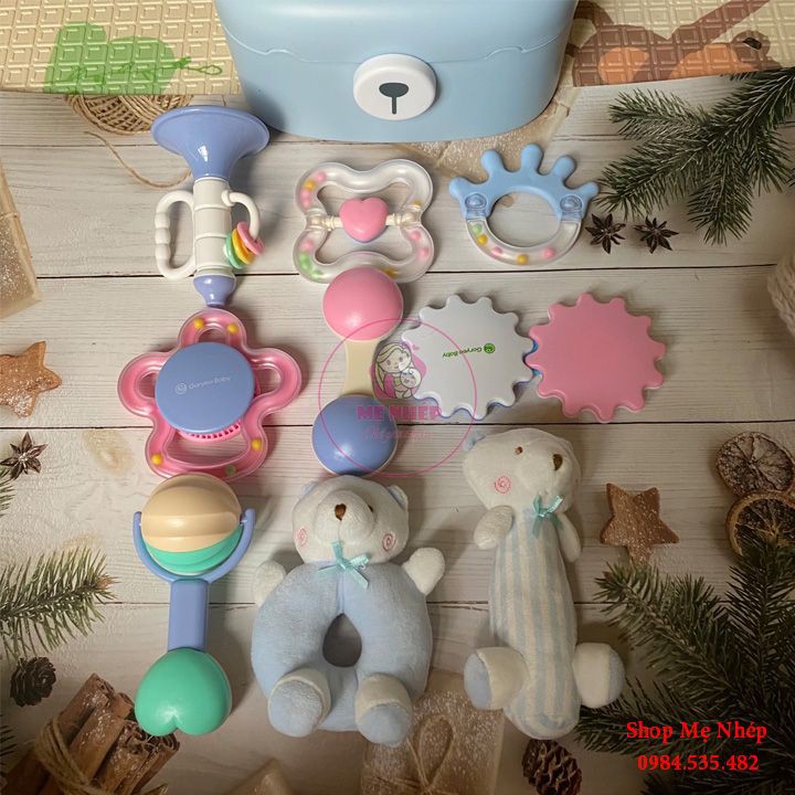 Free Ship  Set xúc xắc Goryeo Baby Hàn Quốc có gặm nướu (hộp đựng rất đẹp)