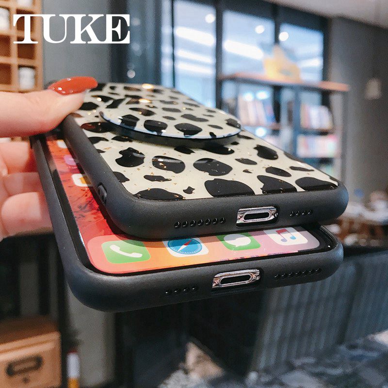 Ốp điện thoại TPU mềm có đế đỡ gương soi cho OPPO A91 A92S F9 A7X F11 Pro IQOO 3 K1 K3 K5 R9 R9P R9S Plus Realme X | BigBuy360 - bigbuy360.vn