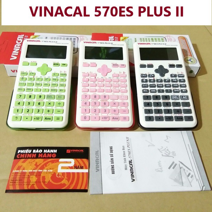 (SALE) (SALE) MÁY TÍNH HỌC SINH VINACAL 570ES PLUS II FULLBOX (NEW)